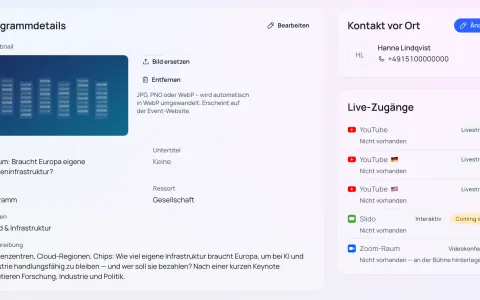 iveo Programm & Kalender
